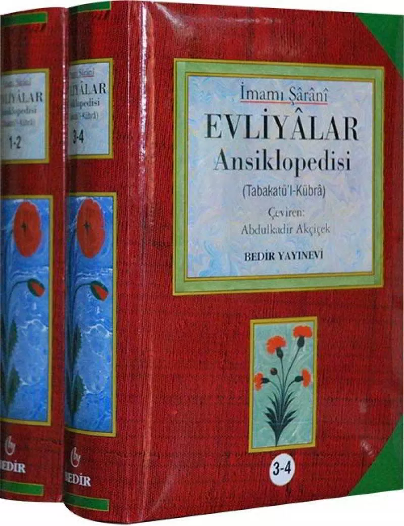 Tabakatül Kübra Evliyalar Ansiklopedisi 2 Kitap 4 Cilt